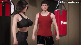 MILF & Young Boy Indecent Gym Desires